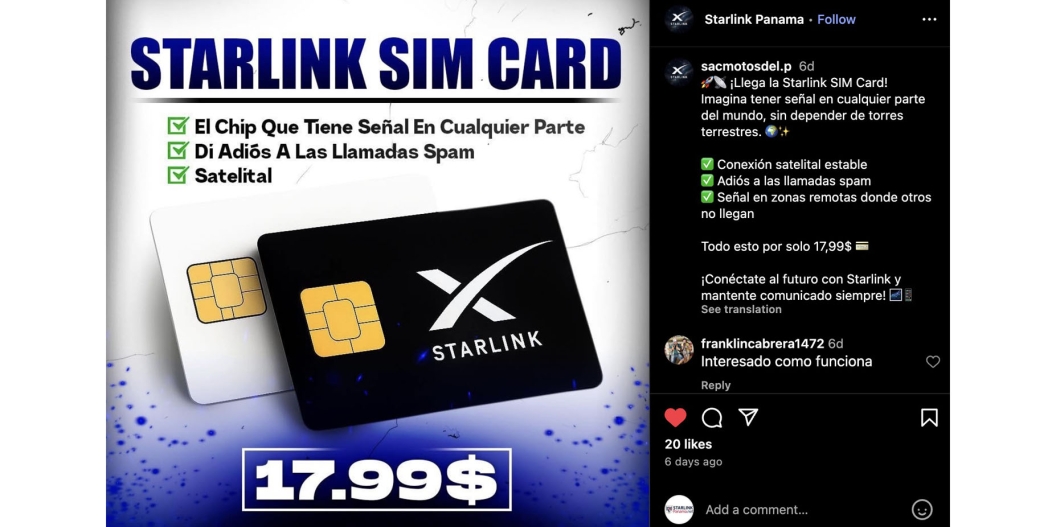 Overview of the Starlink SIM Card Scam