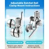 Stainless Steel Adjustable Rail Mount 