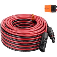 Solar to XT60i Cable 10AWG 50FT Extension Cable